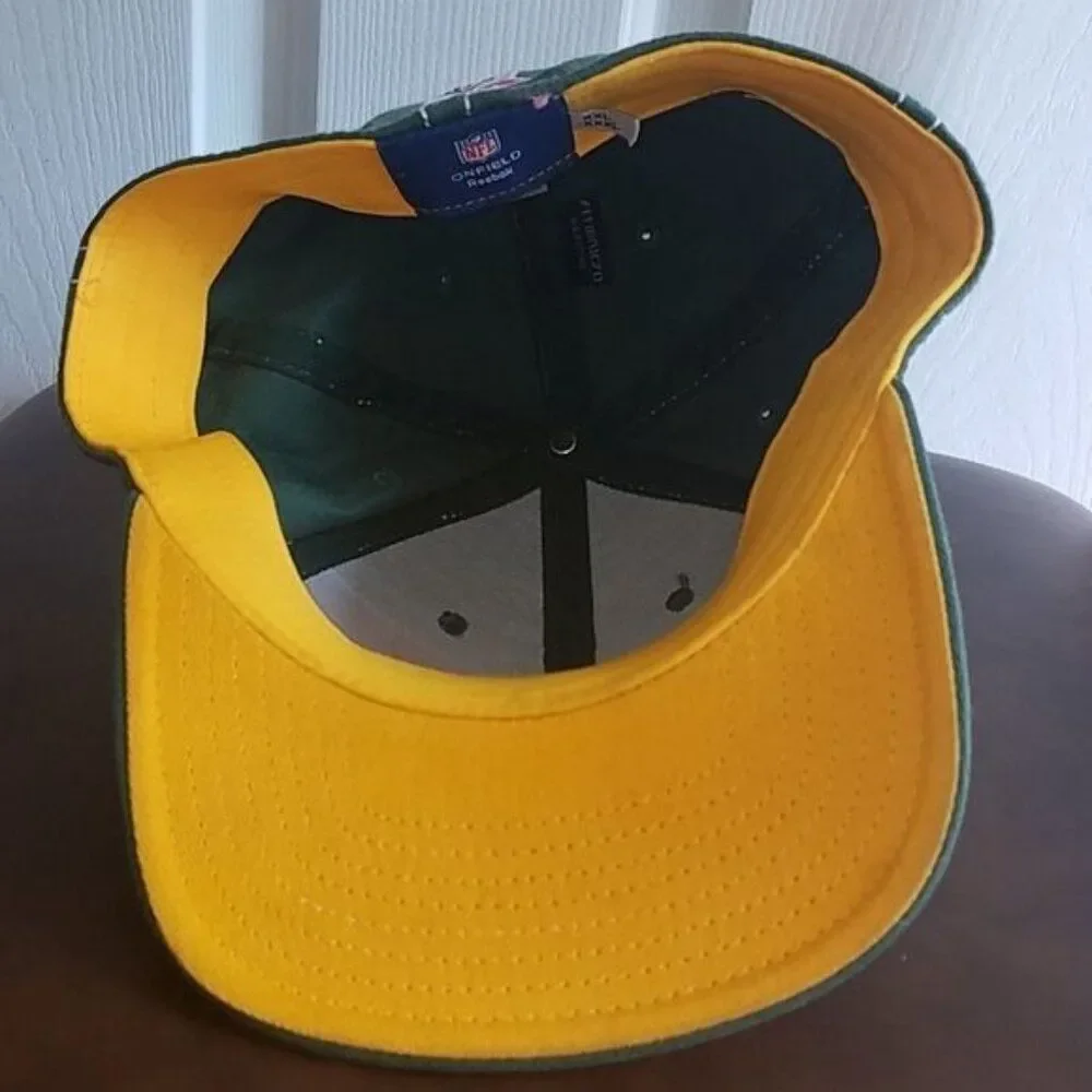 Hat Green Bay Packers Cap NFL Reebok On Field BREAST CANCER